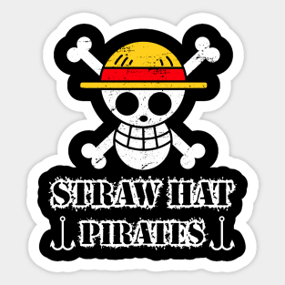 One piece anime - Straw Hat pirates Sticker